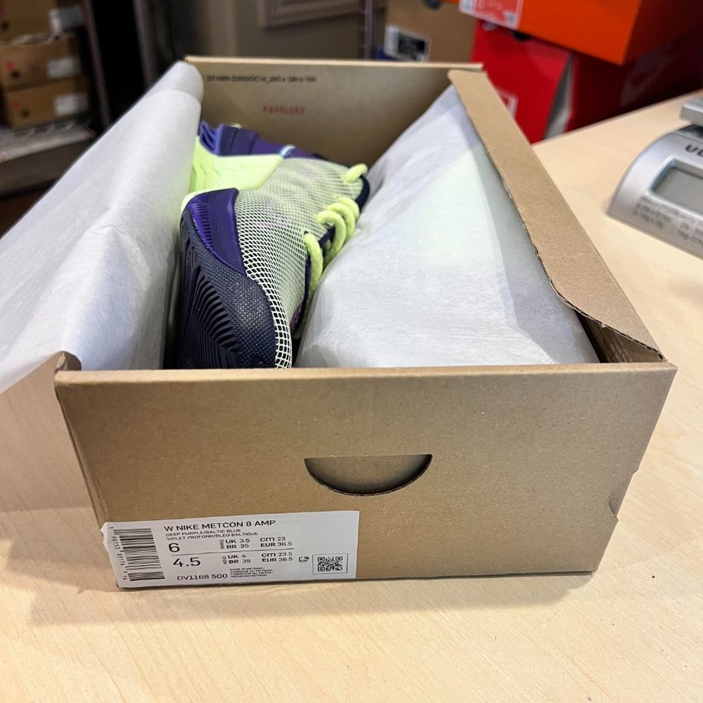 Nike Women's Metcom AMP Training Shoes Size 6 $140 DV1168-500 Deep purple - Picture 10 of 10